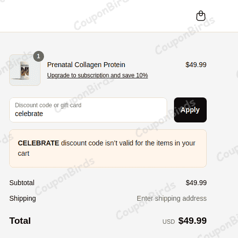 25% Needed Promo Code Verification Screenshot
