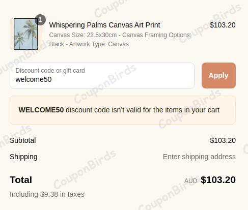 $50 Urban Road Promo Code Verification Screenshot