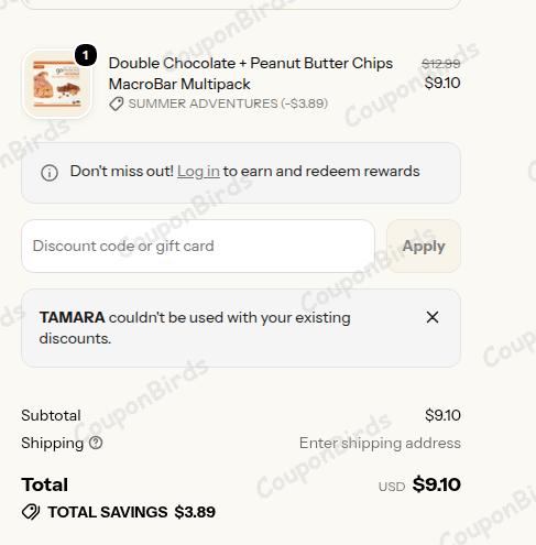 20% GoMacro Promo Code Verification Screenshot