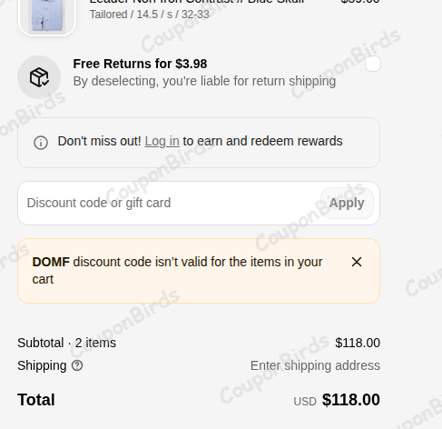 $30 Twillory Promo Code Verification Screenshot