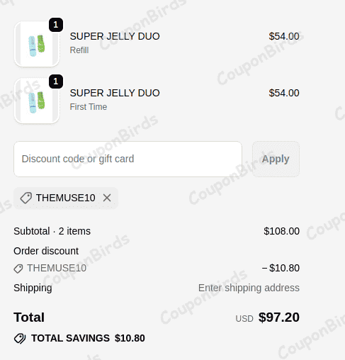 10% Experiment Beauty Promo Code Verification Screenshot