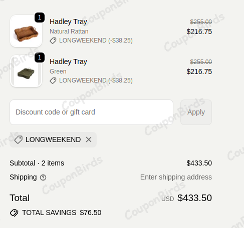 15% Overthemoon Promo Code Verification Screenshot