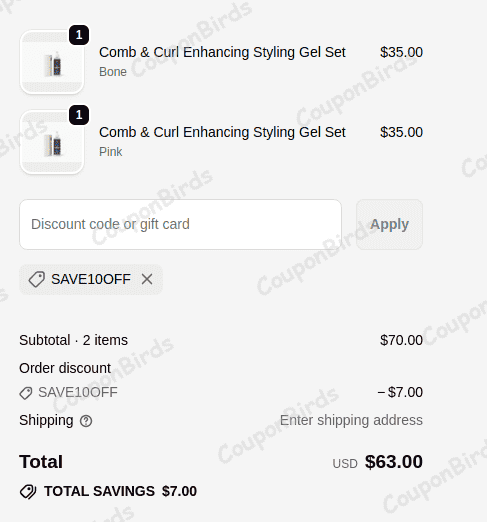 10% Cristina's Curls Promo Code Verification Screenshot