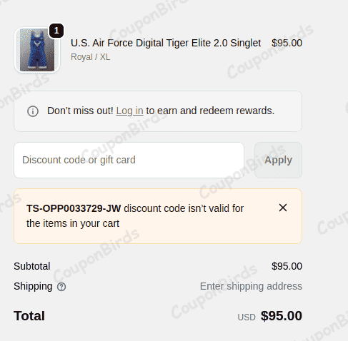 15% RUDIS Promo Code Verification Screenshot