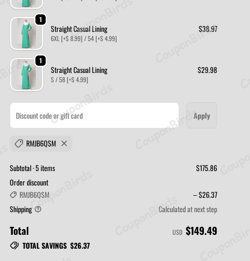 15% East Essence Promo Code Verification Screenshot