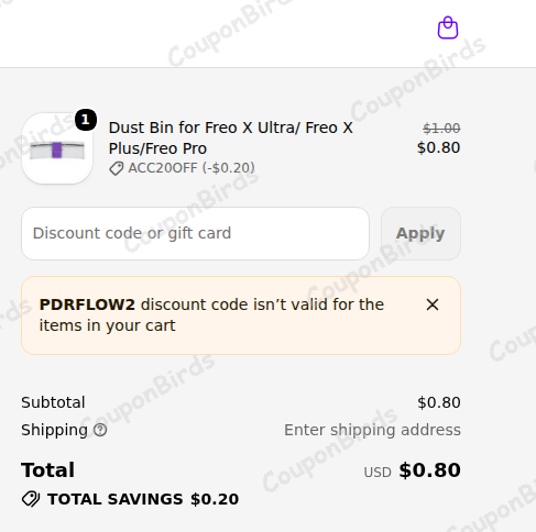 10% Narwal Promo Code Verification Screenshot
