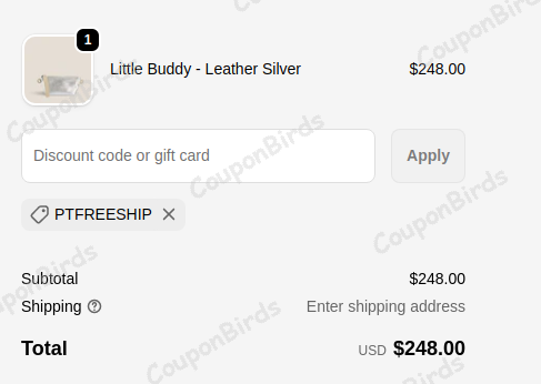 FREE SHIPPING Parker Thatch Promo Code Verification Screenshot