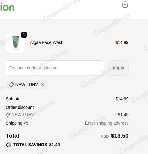 10% Urban Hydration Promo Code Verification Screenshot
