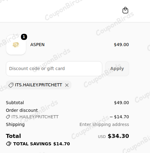 30% Slide Jewels Promo Code Verification Screenshot