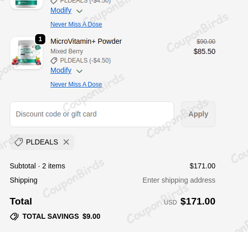 5% Dr Brad Stanfield Promo Code Verification Screenshot