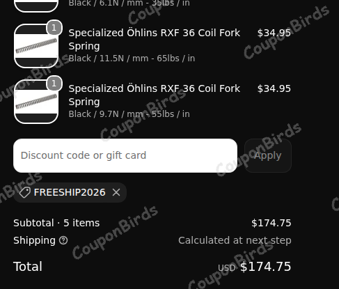 FREE SHIPPING Incycle Bicycles Promo Code Verification Screenshot