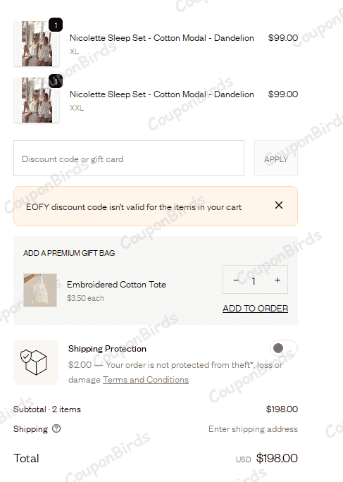 30% Piyama Promo Code Verification Screenshot