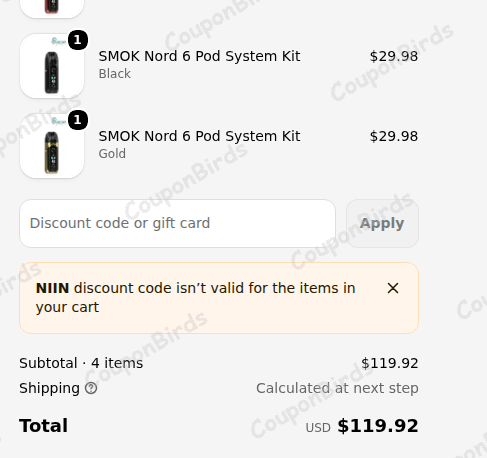25% Vape Juice Depot Promo Code Verification Screenshot