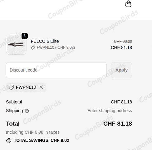CODE FELCO Promo Code Verification Screenshot