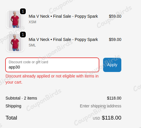 30% Woolx Promo Code Verification Screenshot