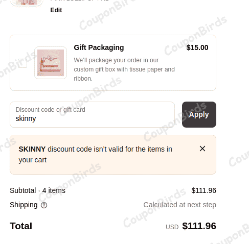 20% LoveShackFancy Promo Code Verification Screenshot