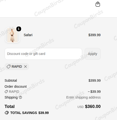 10% Vintage Boho Bags Promo Code Verification Screenshot