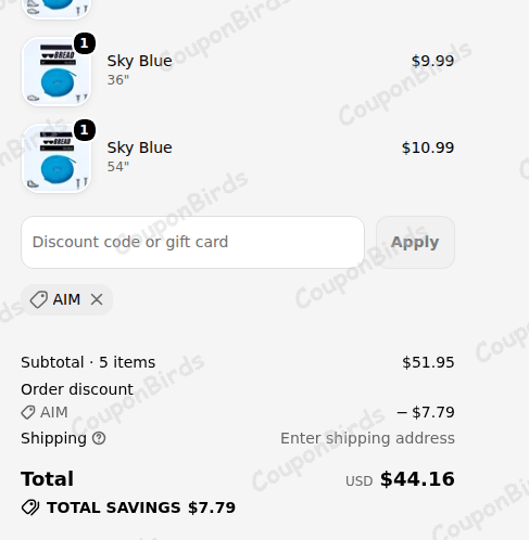15% Bread Lace Promo Code Verification Screenshot