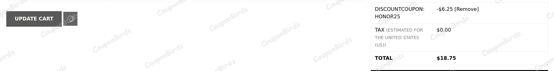 25% RX Safety Promo Code Verification Screenshot