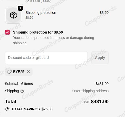 $25 Freddy Promo Code Verification Screenshot