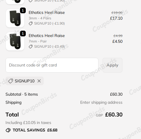 10% Vivomed Promo Code Verification Screenshot
