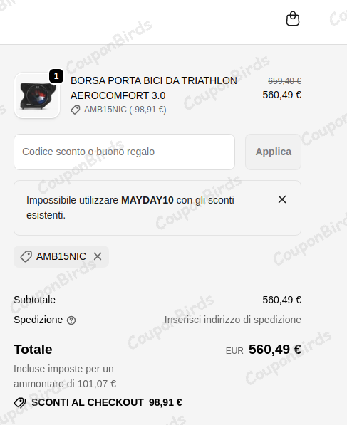 10% Scicon Promo Code Verification Screenshot