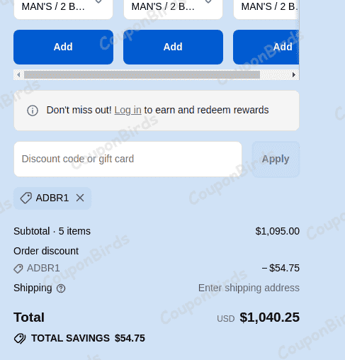 5% Riomar Shoes Promo Code Verification Screenshot