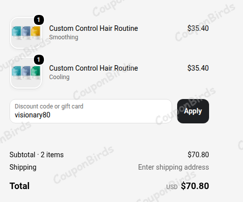 80% Geologie Promo Code Verification Screenshot