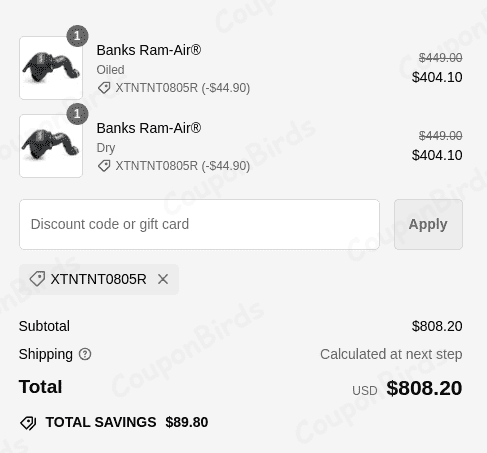 10% Banks Power Promo Code Verification Screenshot