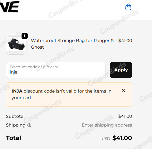 10% VELOWAVE Promo Code Verification Screenshot