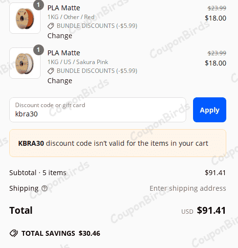 30% Anycubic Promo Code Verification Screenshot