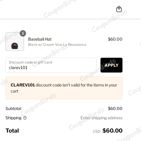 20% Clare V. Promo Code Verification Screenshot