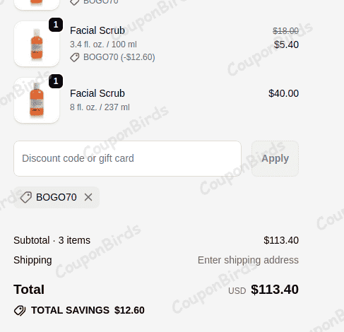 70% Anthony Skincare For Men Promo Code Verification Screenshot