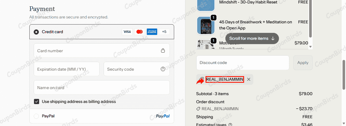 20% Thesis Promo Code Verification Screenshot