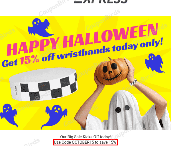 15% Wristband Express Promo Code Verification Screenshot