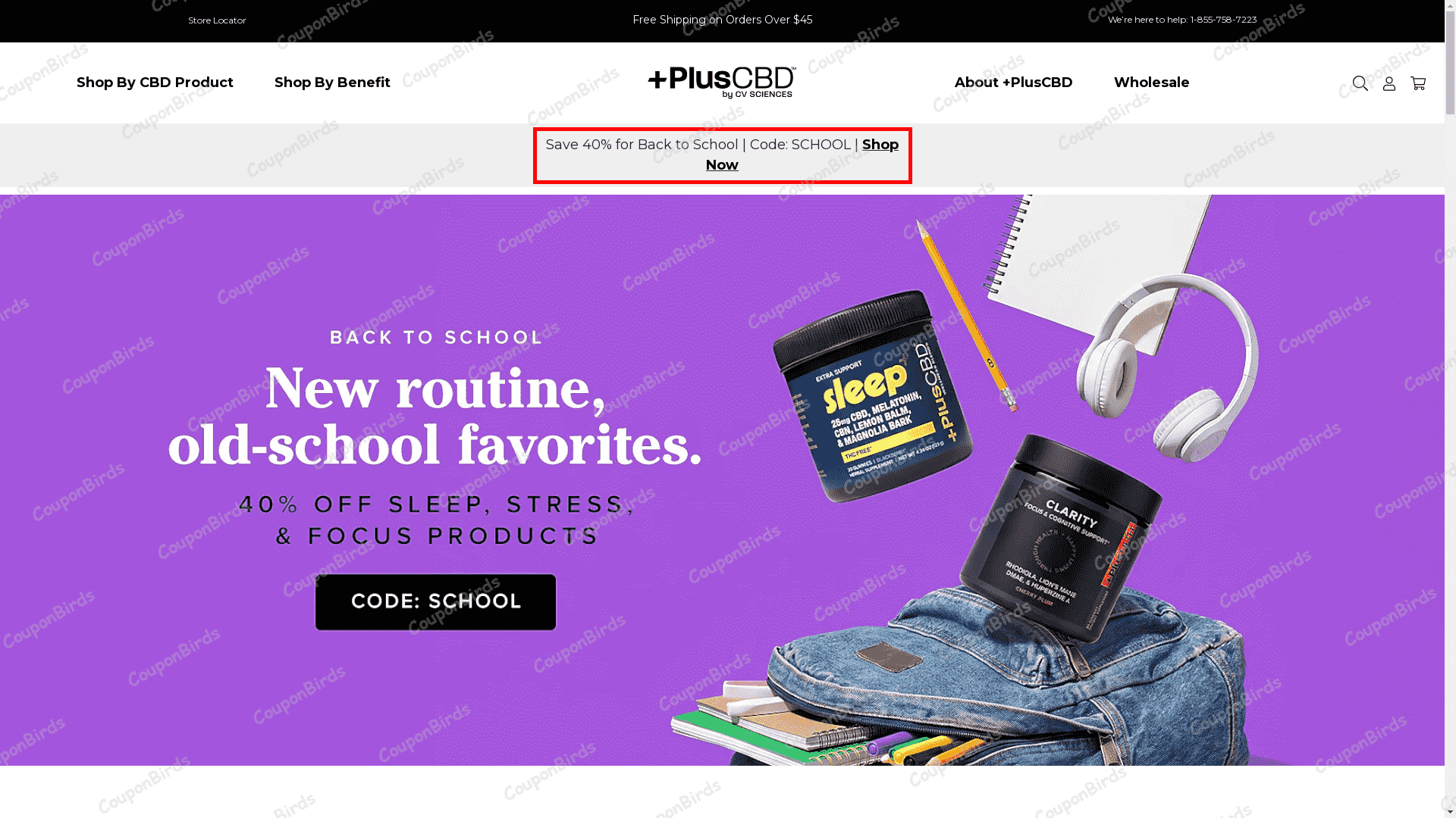 40% Plus CBD Oil Promo Code Verification Screenshot