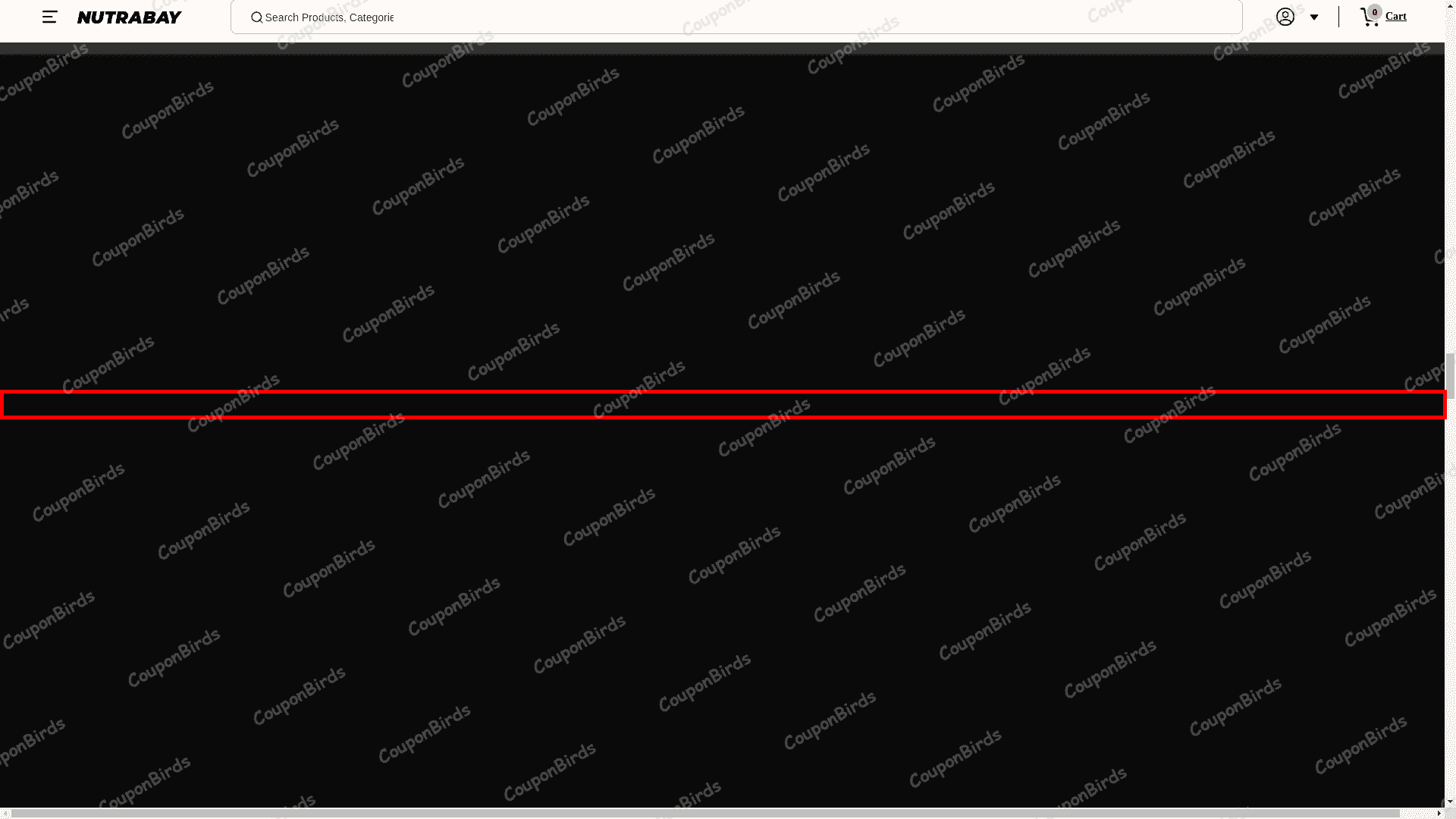 5% NUTRABAY Promo Code Verification Screenshot