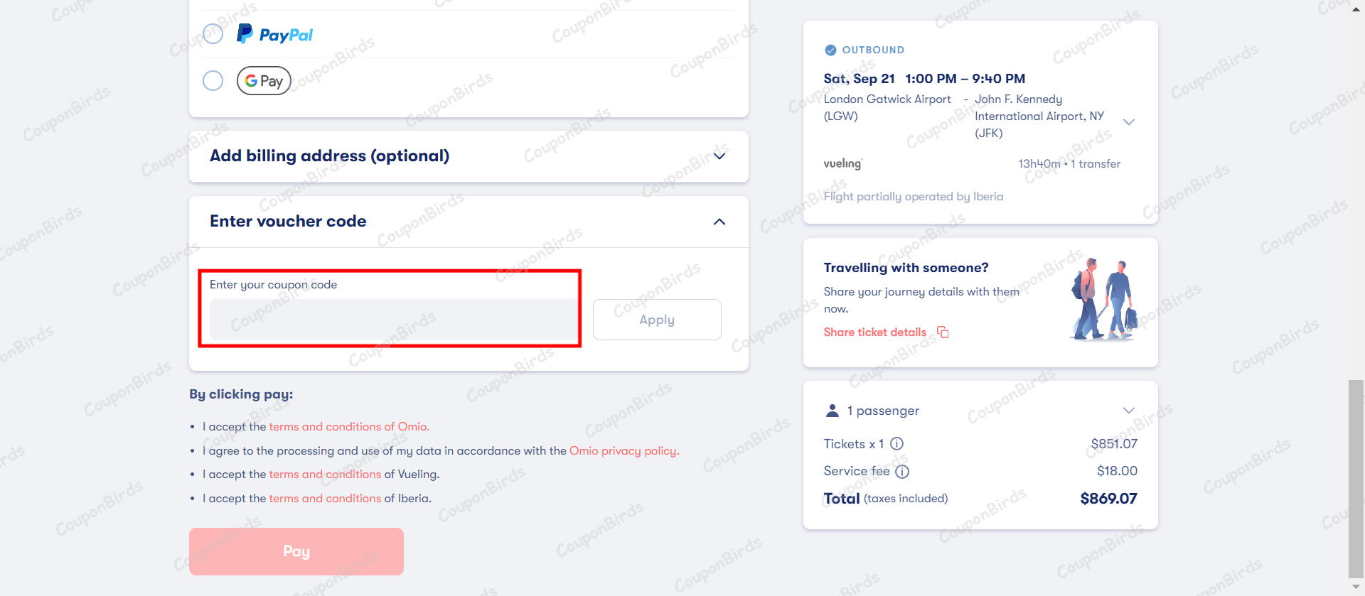 How to Redeem Omio Coupon Code