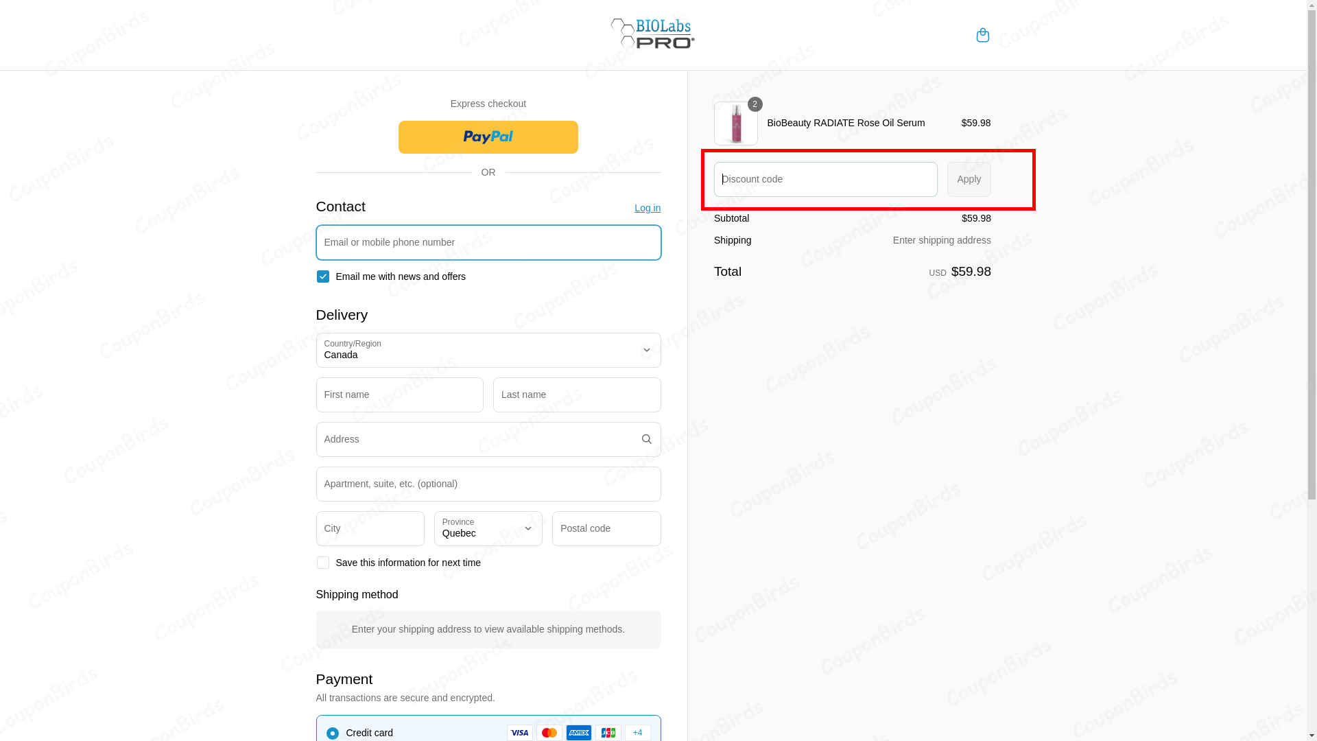 How to Redeem BIOLabs PRO Coupon Code